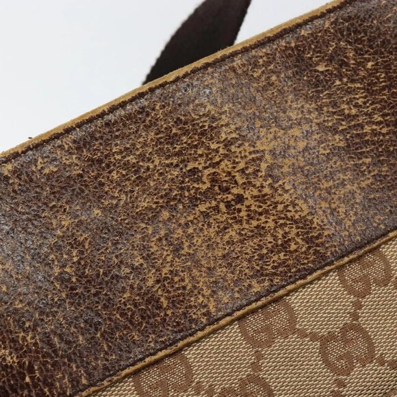 GUCCI GG Canvas Shoulder Bag Beige 27639 Auth 151876 - Picture 12 of 16